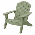 Fauteuil Adirondack 83 x 79 x 95 cm en plastique vert sauge pour extérieur